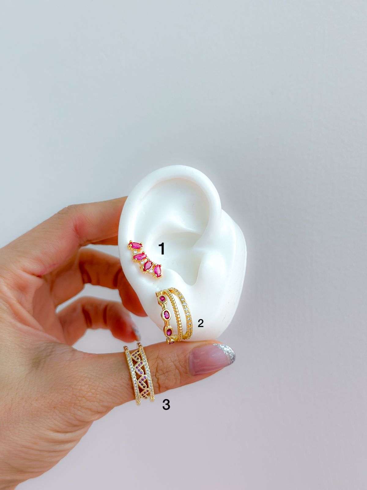 Anillo Corazones Murano